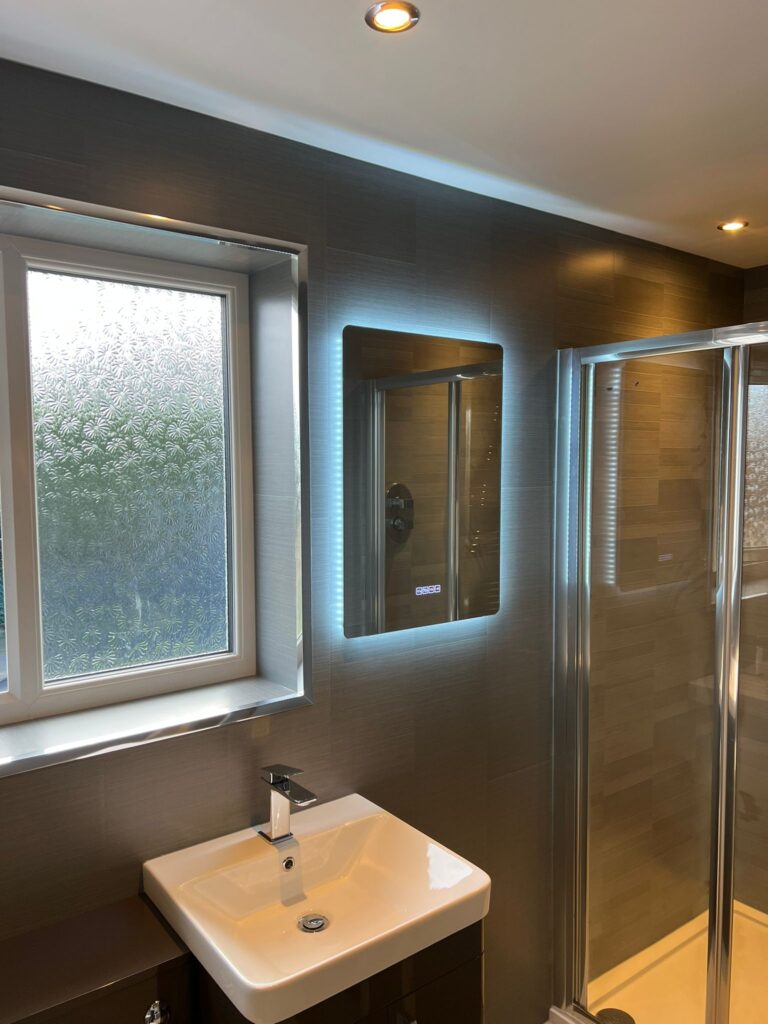 Backlit Bluetooth LED Mirror