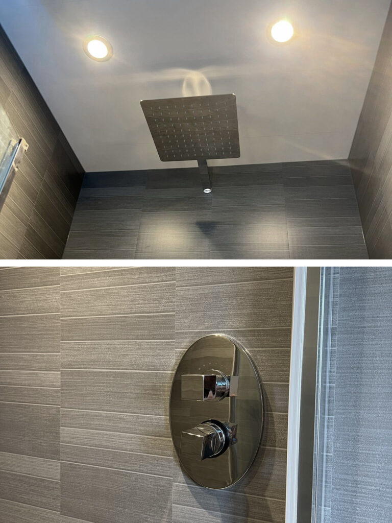 Concealed Chrome Waterfall Shower