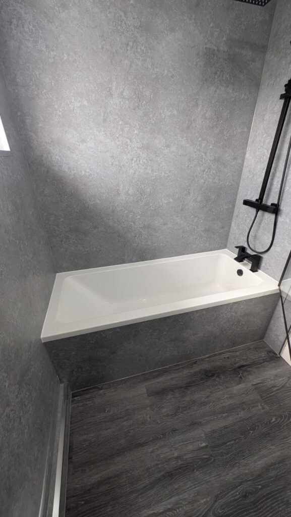 Black Oak LVT Flooring - Hobsons Bathrooms