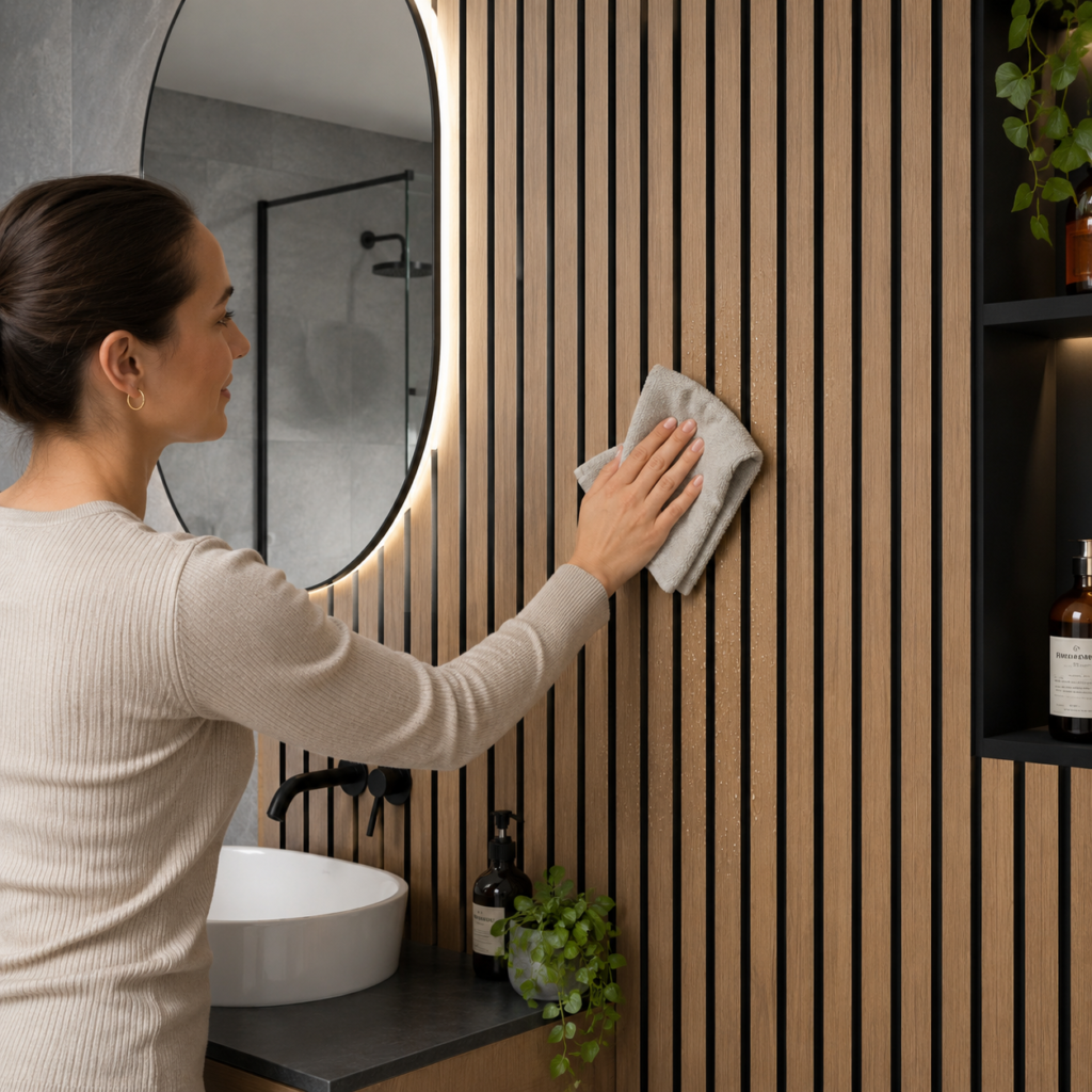 Wipe down waterproof PVC Slate Wall panels